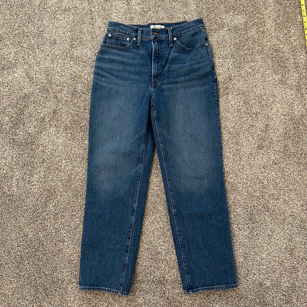 Madewell Perfect Vintage Straight Jean - Size 30 - Very Flattering - Full Length